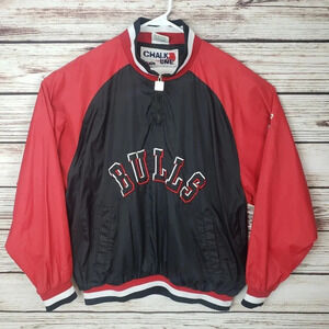 Chalk Line Vtg 90s Chicago Bulls Lg Windbreaker
